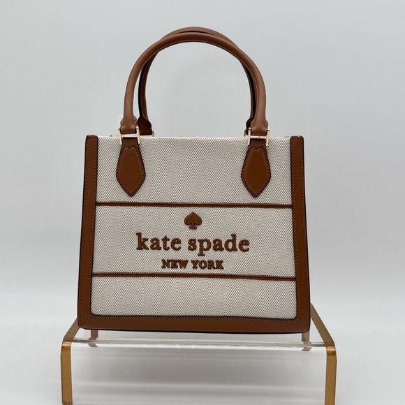 kate spade Handbags - Kate Spade Ellie Canvas Small Tote Warm Gingerbread
